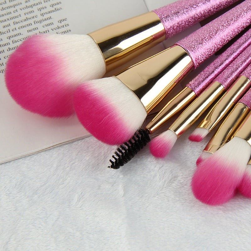 Crystal makeup brushes