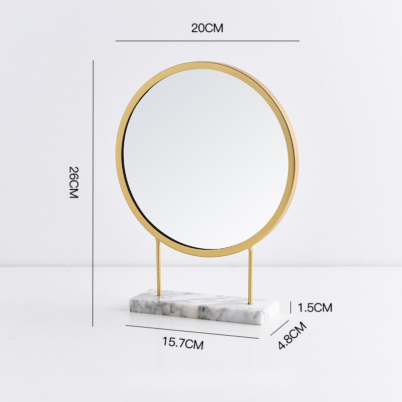 Marble vanity mirror