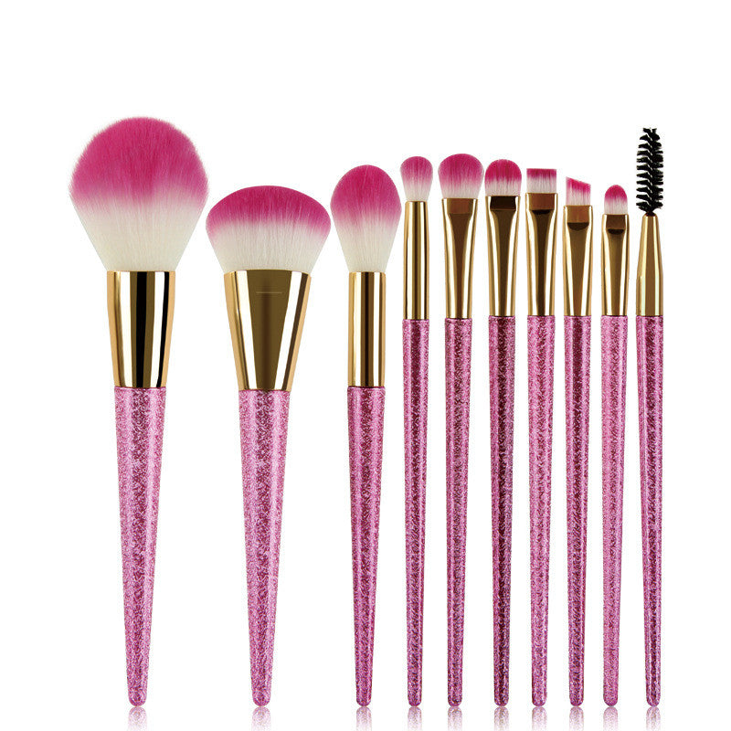 Crystal makeup brushes