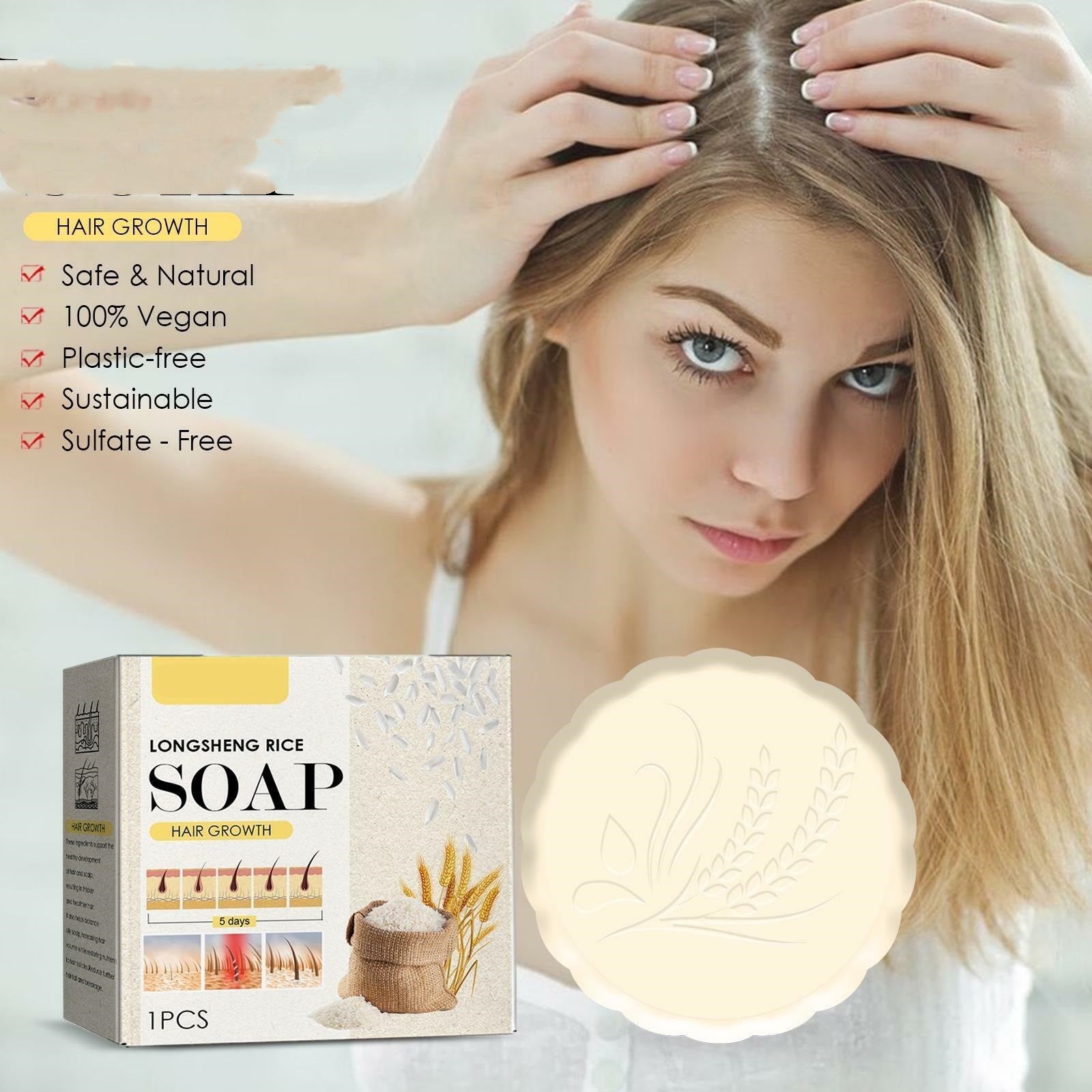 Anti-Hair Loss Shampoo Soap