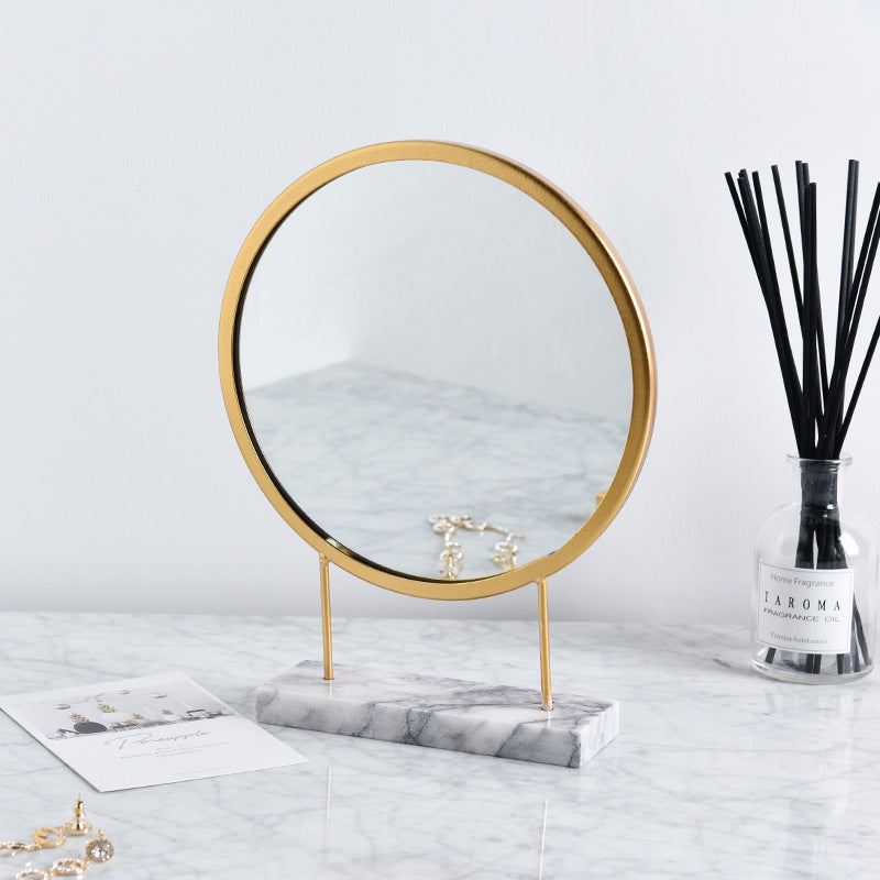 Marble vanity mirror